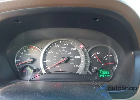 2004 Honda Pilot Ex-L из США, поврежденный, VIN 2HKYF18514H604592